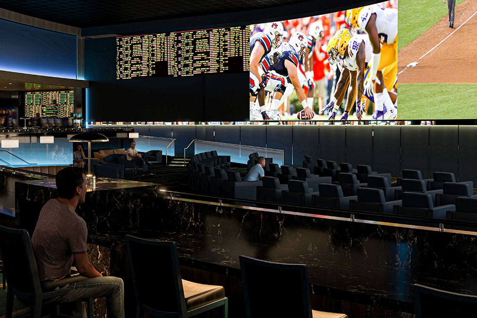 suncoast sportsbook seats and TVs